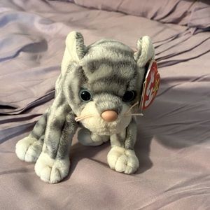 Ty Beanie Babies Silver The Grey Tabby